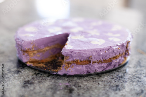 Ube Cheese Graham Float