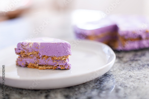 Ube Cheese Graham Float