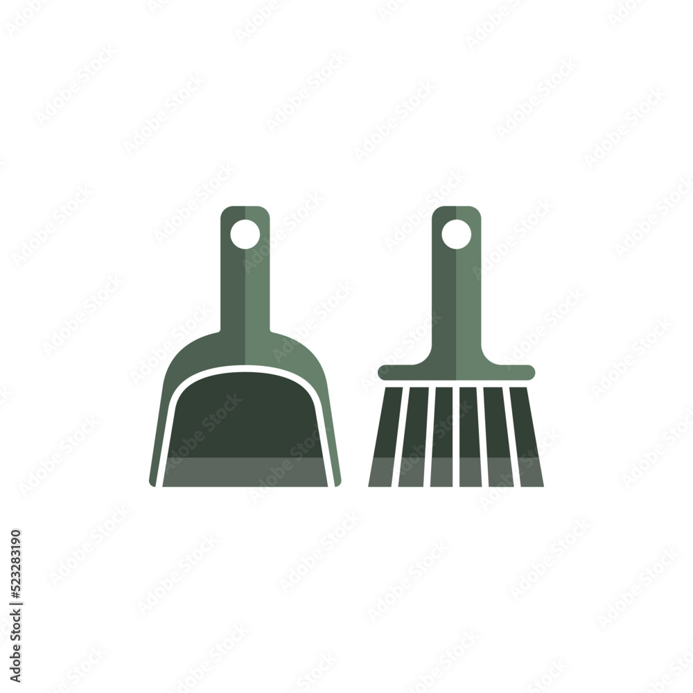 dustpan icon vector design templates dustpan icon vector design templates