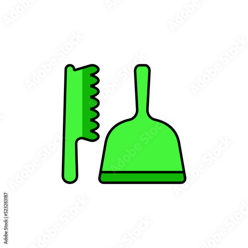 dustpan icon vector design templates