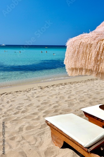 relax on the beach