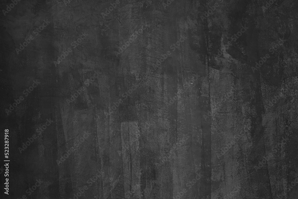 Black concrete wall line loft vintage texture background.