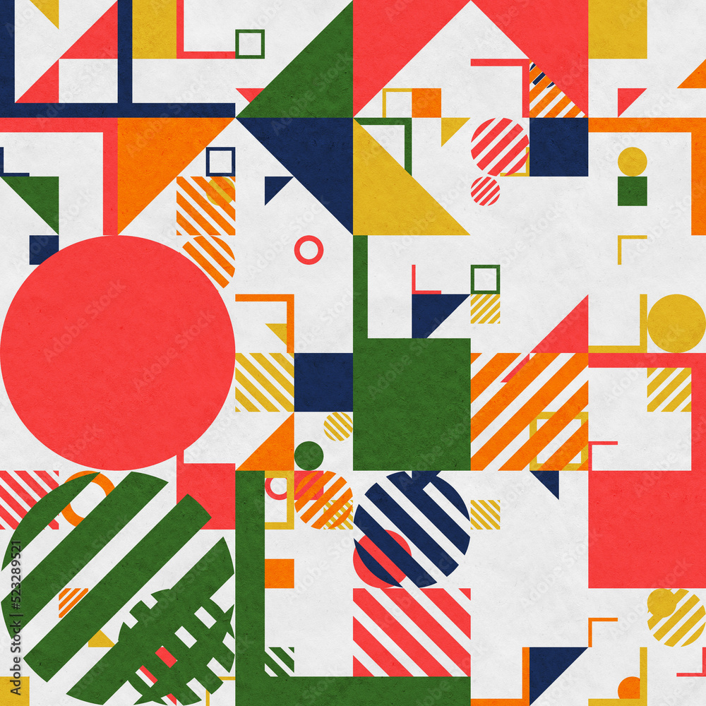 abstract geometric figures, bauhaus background abstract geometric figures, bauhaus background