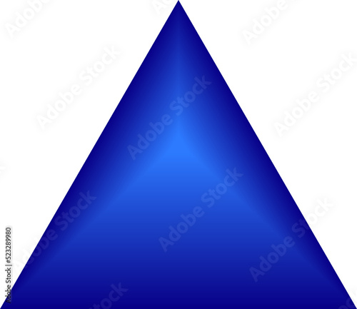 Obraz na płótnie Triangle click press button upload internet website icon cursor up mark abstract background illustration w salonie