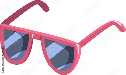 Colorful summer set with so many cute elements such as coconut trees, sunglasses, floral shirts, swimwear, diving equipment, beach chairs and cold drinks.