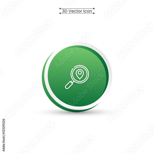 E-Commerce SEO Icon Vector Illustration