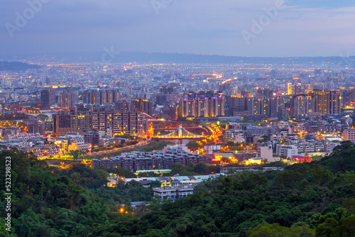 Cityscape of Dakeng, Taichung
