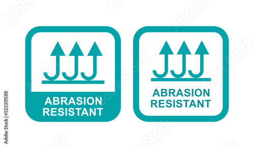 Abrasion resistant badge logo template. suitable for business and product label