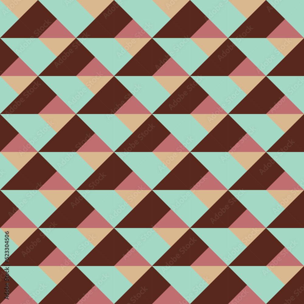 Abstract geometric graphic design style pattern.