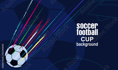 Football Tournament, Football Cup, blue Background Design Template. for slogan, print, Vector, graphic, website, display, banner, brosur, stiker,template, element, wallpaper, poster, 