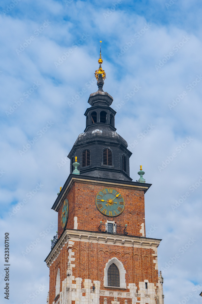 Town Hall Tower on the Main Square in Krakow