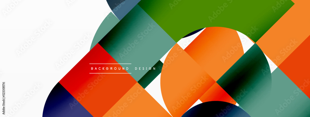Beautiful abstract background. Circles, triangle shapes, and squares. Minimal geometric template for wallpaper, banner, background or landing Beautiful abstract background. Circles, triangle shapes, and squares. Minimal geometric template for wallpaper, banner, background or landing