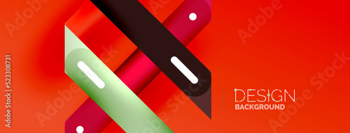 Background overlapping lines. Dynamic lines abstract wallpaper. Straight lines composition vector illustration for wallpaper banner background or landing page