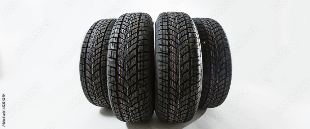 Car tire isolated on white background. Car tire isolated on white background.