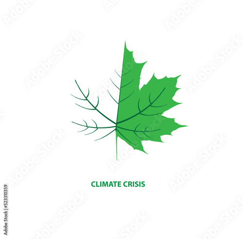 reducing CO2 emissions to stop climate change. green energy background