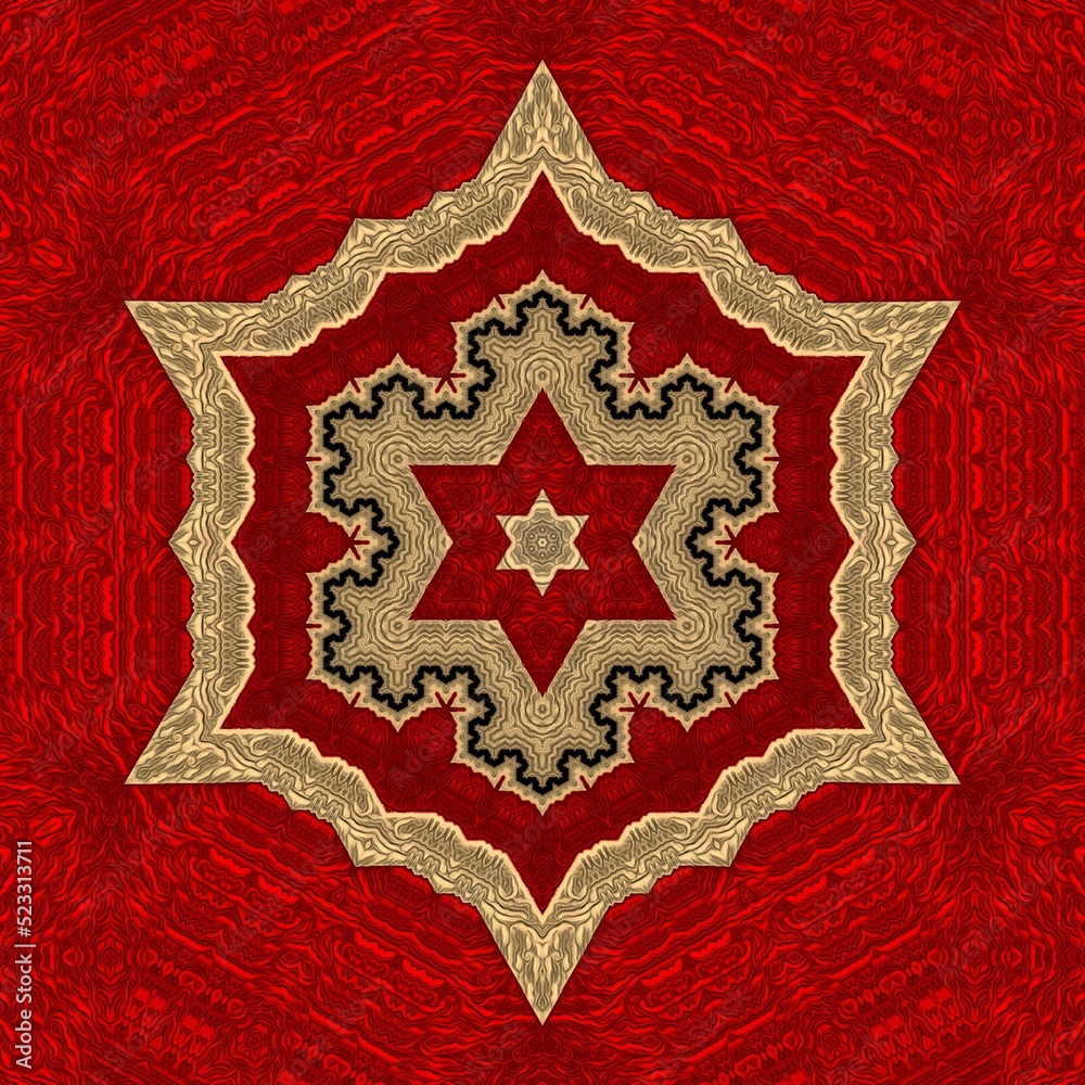 red and beige textured kaleidoscopic pattern red and beige textured kaleidoscopic pattern
