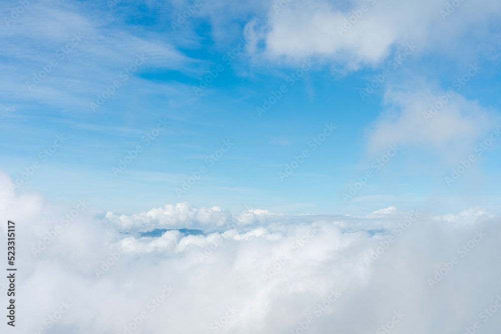 Fototapeta premium images of clouds in the sky are floating