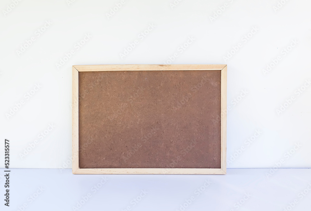 Fototapeta premium Empty board on a white background.
