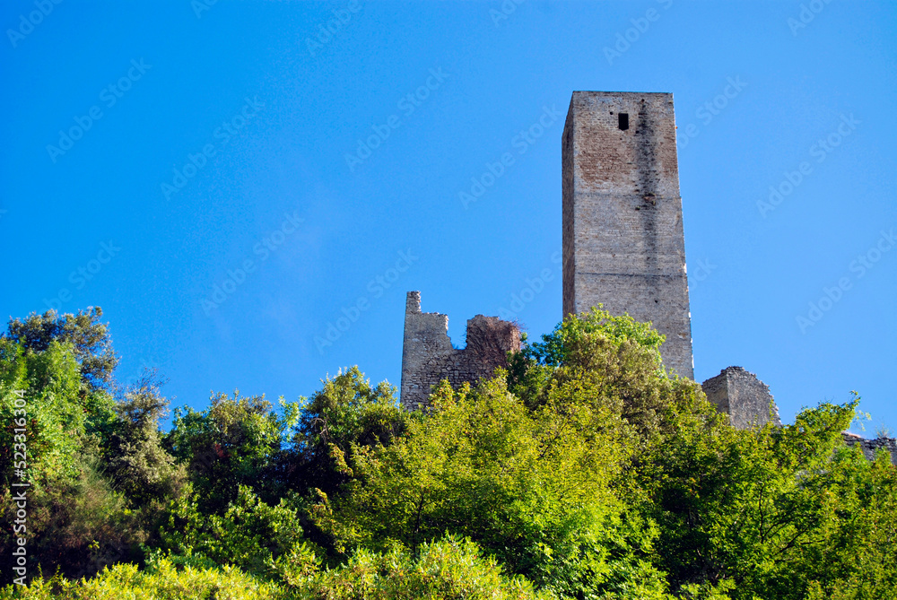 Medieval castle in Poggio Catino - Italy