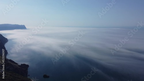 Wallpaper Mural Abstract aerial nature summer ocean sunset sea and sky background. Natural sky composition. Element of design. Sky replacement for composites. Holiday, vacation and recreational banner concept Torontodigital.ca