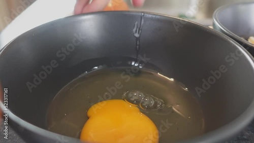 Putting eggs