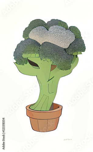 tree in a pot