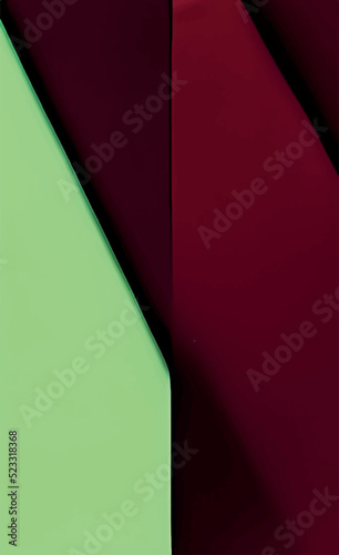 red and green