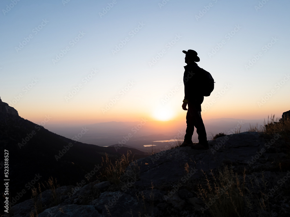 It is a wonderful feeling to watch the sunrise on the top of the mountains.
