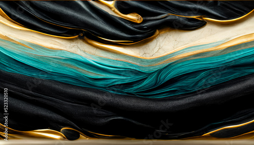 Swirls of marble or the ripples of agate. Liquid marble texture. Fluid art. abstract waves skin wall luxurious art ideas. © waichi2013th