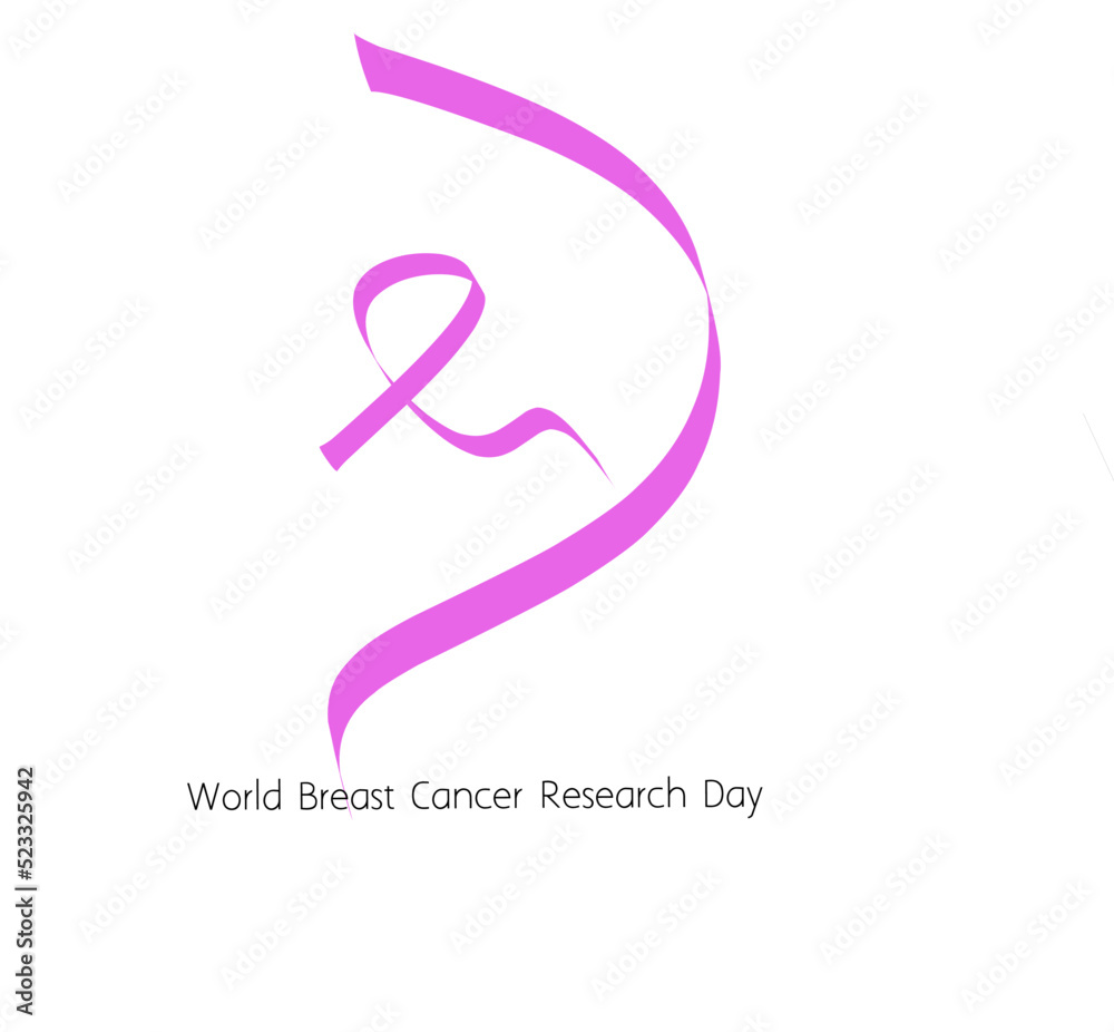 Obraz premium World Breast Cancer Research Day August 18