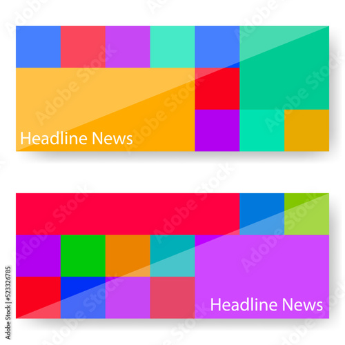 patches flyer set templates background for business print