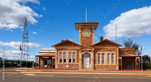 the facade of Menzies town hall photo