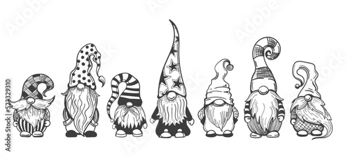 Gnome sketch set photo