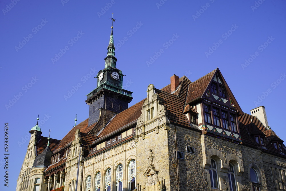 Town hall Bückeburg, in the state of Lower Saxony. Germany