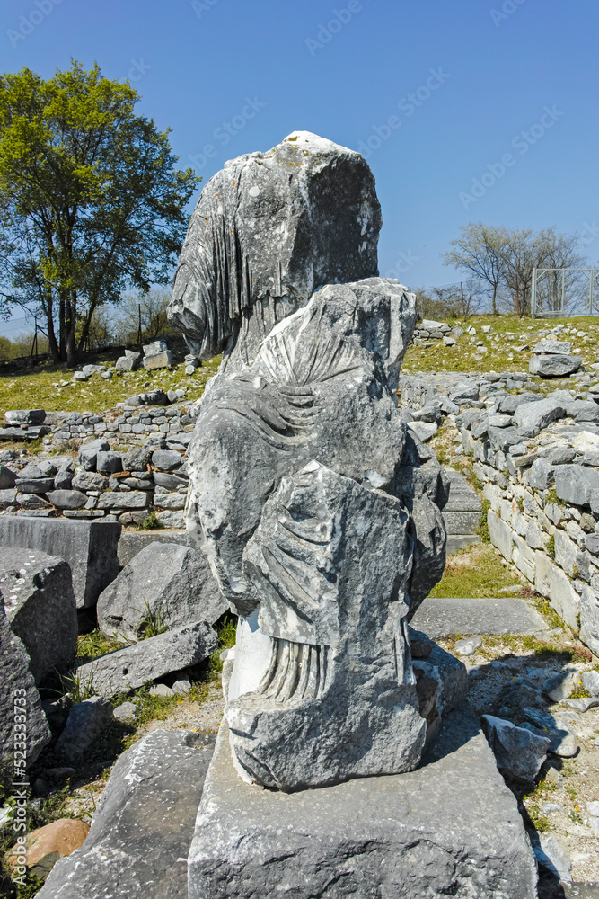 Ruins of the Antique city of Philippi, Greece