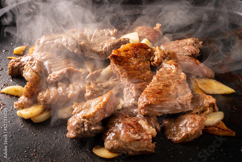 Fotografía 牛肉鉄板焼き