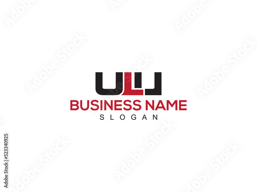 Typography ULU Logo Letter Vector, Creative ulu Logo Icon Design For Any Type Of Modern Business