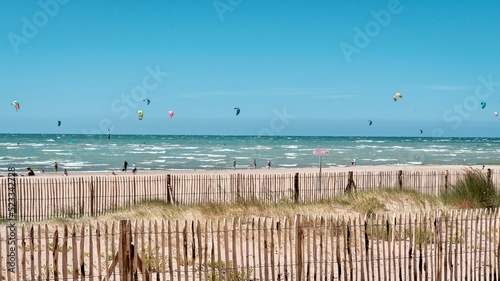 Plage d’Houlgate, Normandie, France 