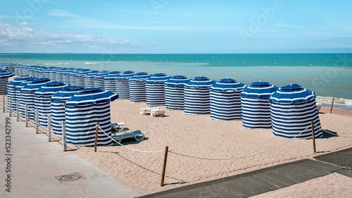 Plage de Cabourg, Normandie, France 