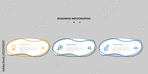 Circular Timeline Steps Infographics Design Template