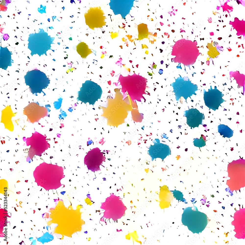 Paint splatter seamless pattern. Repeated abstract pattern. Background color splash. Grunge ink texture. Spray spatter blot. Repeating brush stroke wallpaper for design prints. illustration Paint splatter seamless pattern. Repeated abstract pattern. Background color splash. Grunge ink texture. Spray spatter blot. Repeating brush stroke wallpaper for design prints. illustration