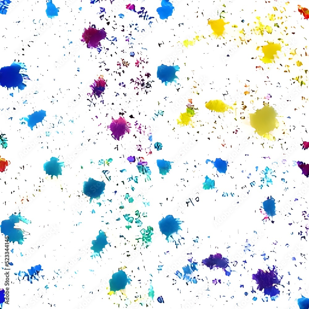 Paint splatter seamless pattern. Repeated abstract pattern. Background color splash. Grunge ink texture. Spray spatter blot. Repeating brush stroke wallpaper for design prints. illustration Paint splatter seamless pattern. Repeated abstract pattern. Background color splash. Grunge ink texture. Spray spatter blot. Repeating brush stroke wallpaper for design prints. illustration