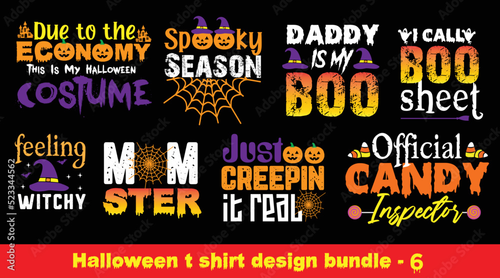 Halloween t shirt design bundle Part 6