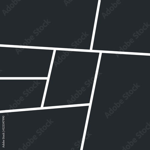 Square Photo Collage Mood Board Frame Photo And Image Mosaic Presentation Template Photographs Collection	
