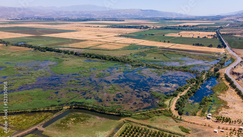 Agriculture Fields in Beqaa Valley - Lebanon photo