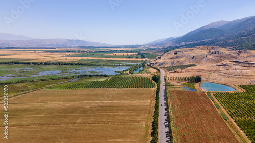 Agriculture Fields in Beqaa Valley - Lebanon photo