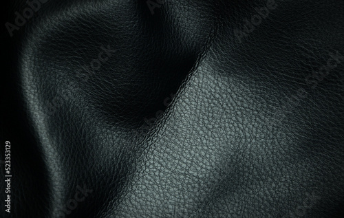 black leather fabric background