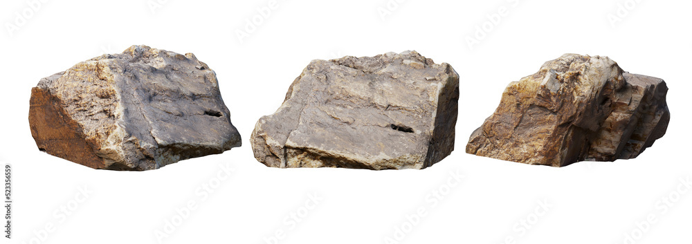 stone Different shapes on a transparent background stone Different shapes on a transparent background