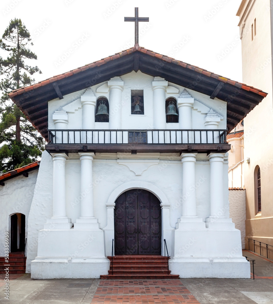 Historic Mission Delores on Valencia Street in San Francisco.