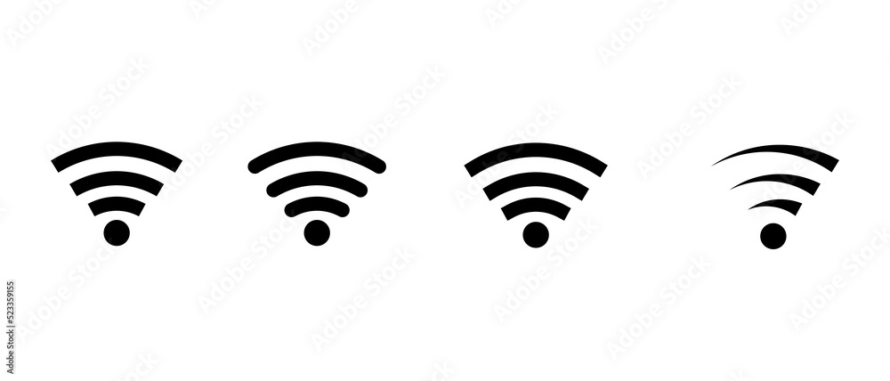 Wireless and wi-fi icon. Internet Connection. Remote internet access icon set - stock vector. Wireless and wi-fi icon. Internet Connection. Remote internet access icon set - stock vector.